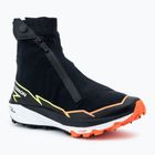 Vyriški bėgimo batai Salomon Winter Cross Spike black/fiery coral/safety yellow