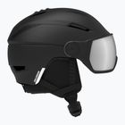 Salomon Pioneer Visor juodas/sidabrinis slidinėjimo šalmas