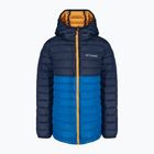 Columbia Powder Lite Hooded šviesiai indigo/collegiate navy pūkinė striukė vaikams