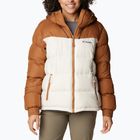 Columbia Pike Lake Insulated II moteriška pūkinė striukė camel brown/chalk