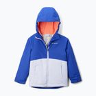 Vaikiška slidinėjimo striukė Columbia Alpine Action III snowdrift melange/clematis blue