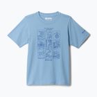 Vaikiški marškinėliai Columbia Valley Creek Graphic ripple blue/hike guide