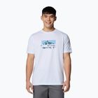 Vyriški marškinėliai Columbia Ice Lake II SS Tee white/peak direction