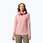 Moteriška flisinė striukė Columbia Glacial IV 1/2 Zip eraser pink