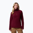 Moteriškas flisinis džemperis Columbia Glacial IV 1/2 Zip rich wine