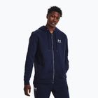 Vyriškas džemperis Under Armour Essential Fleece FZ Hood midnight navy/white