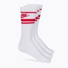 Nike Sportswear Everyday Essential treniruočių kojinės baltos ir raudonos spalvos DX5089-102