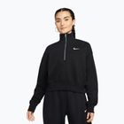 Moteriškas džemperis Nike Sportswear Phoenix Fleece 1/2 Zip Cropped black/sail