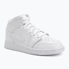 Vaikiški batai Nike Jordan 1 Mid white/white/white