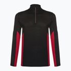 Vyriškas termoaktyvus džemperis Smartwool Merino Sport 1/4 Zip juodas/rythmic red