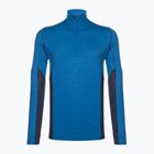 Vyriški Smartwool Merino Sport 1/4 Zip termo marškinėliai mėlyni SW011538K89