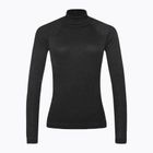 Moteriški termoaktyvūs marškinėliai Smartwool Thermal Merino Rib Turtleneck charcoal heather