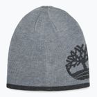 Vyriška žieminė kepurė Timberland Reversible Logo Beanie light grey heather