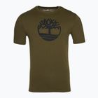 Vyriški marškinėliai Timberland Tree Logo dark olive