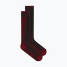 Vyriškos slidinėjimo kojinės icebreaker Merino Ski+ Medium OTC bittersweet/port/black