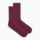 Moteriškos kojinės Icebreaker Merino Lifestyle Light Crew dark berry