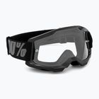 Vaikiški dviračių akiniai 100 % Strata 2 Junior 50031-00001 black/clear