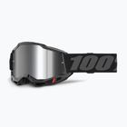 Dviračių akiniai 100% Accuri 2 black/silver mirror