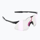 Akiniai nuo saulės 100 % Hypercraft gloss black/photochromic purple mirror