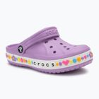 Vaikiškos šlepetės Crocs Bayaband Charm Band Clogs orchid