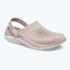 Moteriškos šlepetės per pirštą Crocs LiteRide 360 Clog pink clay/white