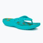 Moteriškos šlepetės per pirštą Crocs Baya II Graphic Flip digital aqua/multi