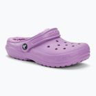 Vaikiškos šlepetės Crocs Classic Lined orchid