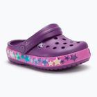 Vaikiškos šlepetės Crocs Crocband Lights Clog Toddler amethyst