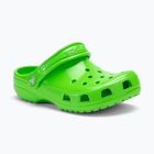 Vaikiškos šlepetės Crocs Classic Neon Highlighter Clog Kids green slime