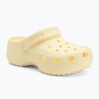 Moteriškos šlepetės Crocs Classic Platform Clog buttercream