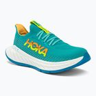 Moteriški bėgimo bateliai HOKA Carbon X 3 blue-yellow 1123193-CEPR