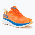 Vyriški bėgimo bateliai HOKA Clifton 9 Wide vibrant orange/impala