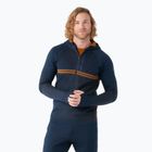 Vyriškas termo džemperis Smartwool Intraknit Merino Tech deep navy-fox brown