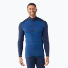 Vyriški termoaktyvūs marškinėliai Smartwool Merino 250 Baselayer 1/4 Zip Boxed deep navy color shift