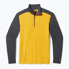 Vyriški termoaktyvūs marškinėliai ilgomis rankovėmis Smartwool Merino 250 Baselayer 1/4 Zip Boxed charcoal honey gold