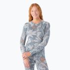 Moteriški termoaktyvūs marškinėliai Smartwool Merino 250 Baselayer Crew Boxed winter sky floral