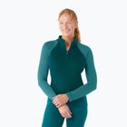 Moteriški termoaktyvūs marškinėliai Smartwool Classic Thermal Merino Baselayer 1/4 Zip Boxed emerald