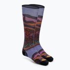 Moteriškos slidinėjimo kojinės Smartwool Ski Zero Cushion Floral Field Print OTC picante