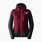 Moteriška pūkinė striukė The North Face Dawn Turn Hybrid Ventrix Midlayer asphalt grey/boysenberry