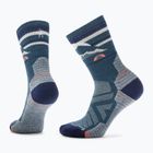 Moteriškos žygio kojinės Smartwool Hike Light Cushion New Pattern Crew twilight blue