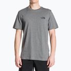 Vyriški marškinėliai The North Face Simple Dome Tee medium grey heather