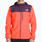 Vyriška bėgimo striukė The North Face Higher Run Wind vivid flame/black currant purple