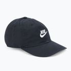 Vaikiška kepuraitė su snapeliu Nike Club Unstructured Futura Wash white/black