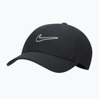 Kepurė su snapeliu Nike Club Unstructured Swoosh black/black