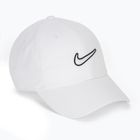 Kepurė su snapeliu Nike Club Unstructured Swoosh white/white