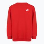 Nike Sportswear Club Fleece vaikiški marškinėliai universitetinė raudona/balta