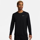 Vyriški bėgimo marškinėliai ilgomis rankovėmis Nike Miler Dri-Fit UV black