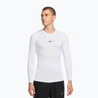 Vyriški treniruočių marškinėliai ilgomis rankovėmis Nike Pro Dri-Fit Tight Fitness white/black