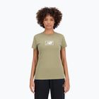 Moterų marškinėliai New Balance Essentials Cotton Jersey green
