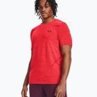 Vyriški "Under Armour" besiūliai "Seamless Grid beta/dark maroon" treniruočių marškinėliai